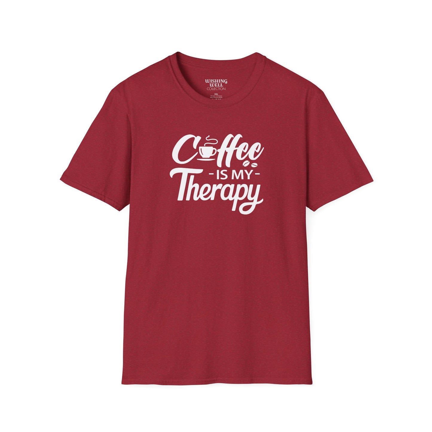 COFFEE Is My Therapy T-SHIRT | Inspirational Unisex Shirt for Coffee Lovers | Gift for Barista