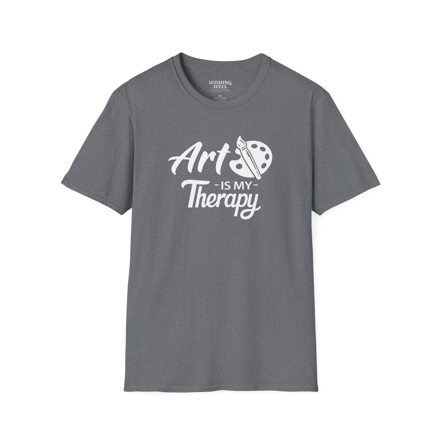 ART Is My Therapy T-SHIRT | Inspirational Unisex Shirt for Art Lovers | Creative Gift for Artists & Art Enthusiasts