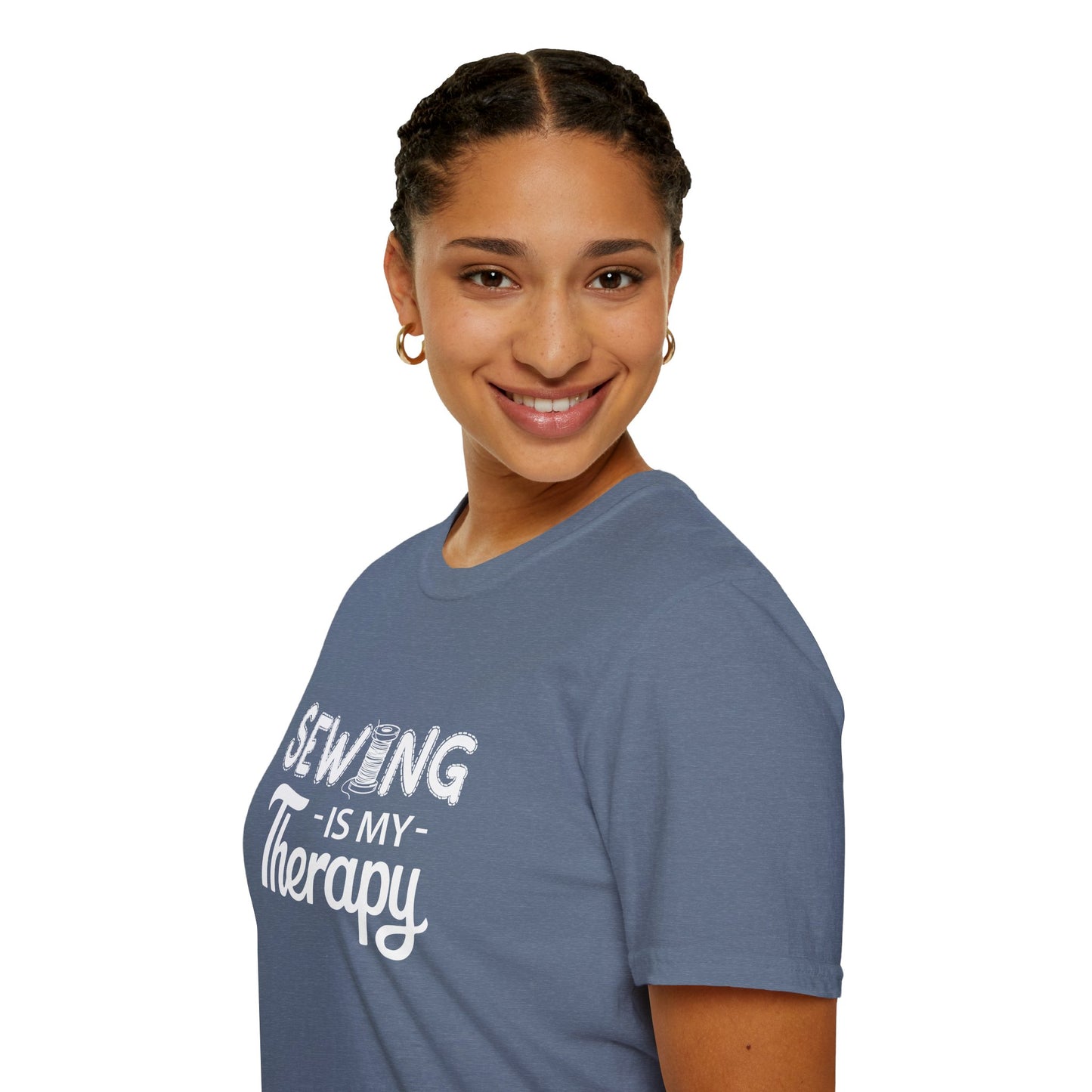 SEWING Is My Therapy T-SHIRT | Inspirational Unisex Shirt for Sewing Enthusiast | Gift for Crafters, Seamstress