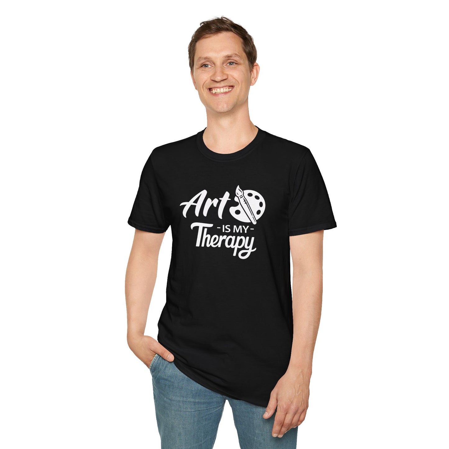 ART Is My Therapy T-SHIRT | Inspirational Unisex Shirt for Art Lovers | Creative Gift for Artists & Art Enthusiasts