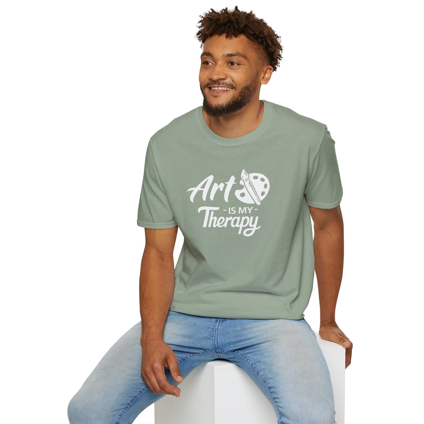 ART Is My Therapy T-SHIRT | Inspirational Unisex Shirt for Art Lovers | Creative Gift for Artists & Art Enthusiasts