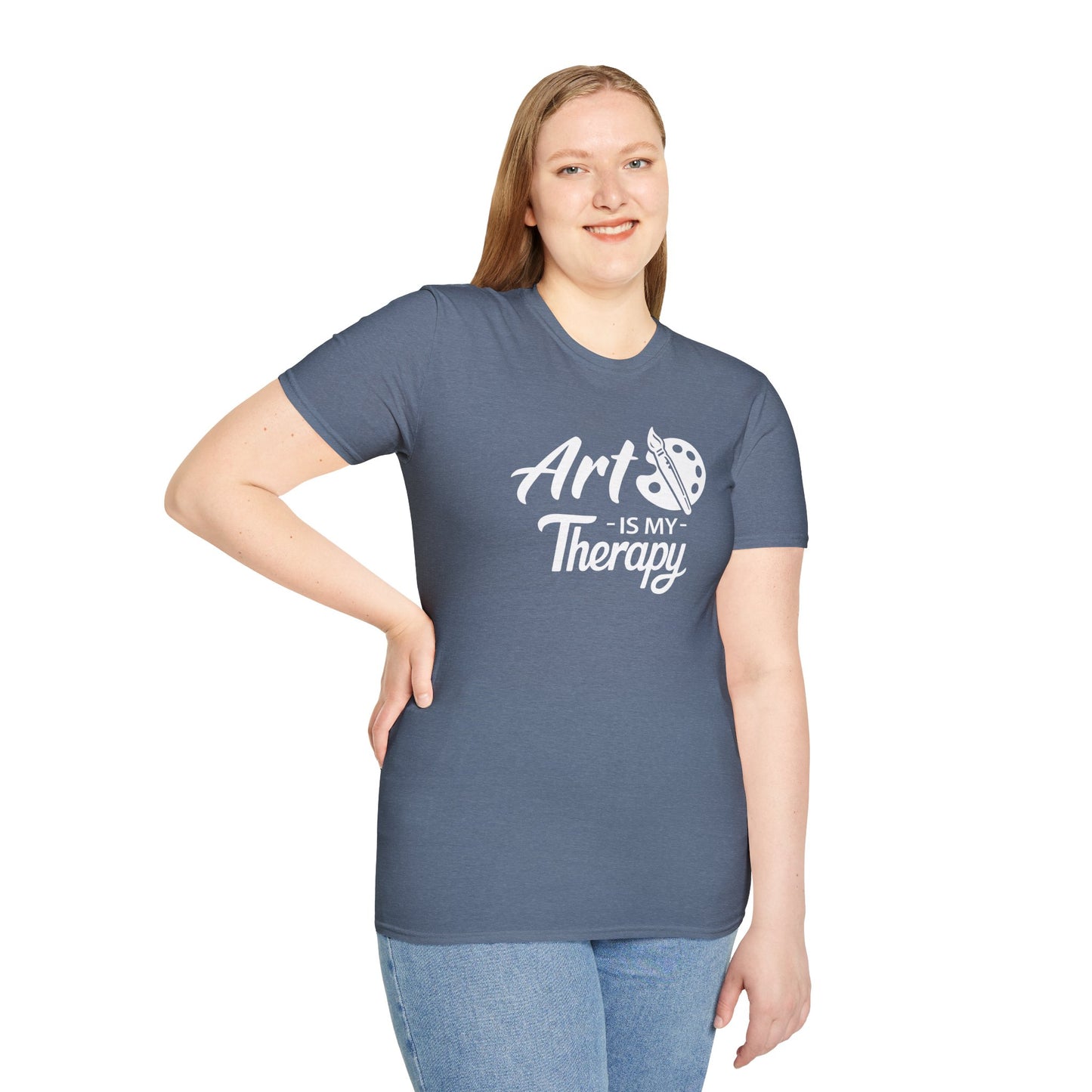 ART Is My Therapy T-SHIRT | Inspirational Unisex Shirt for Art Lovers | Creative Gift for Artists & Art Enthusiasts
