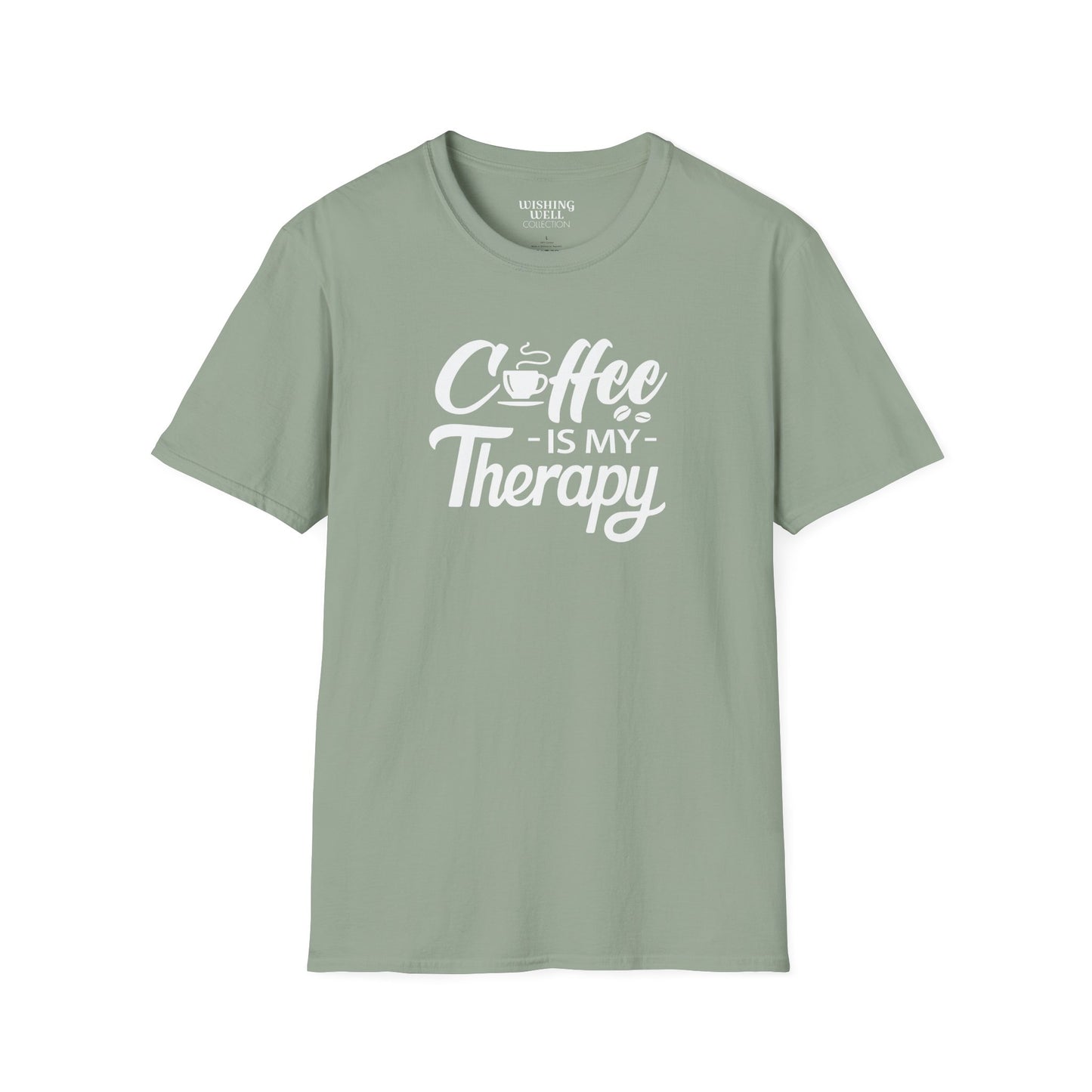 COFFEE Is My Therapy T-SHIRT | Inspirational Unisex Shirt for Coffee Lovers | Gift for Barista