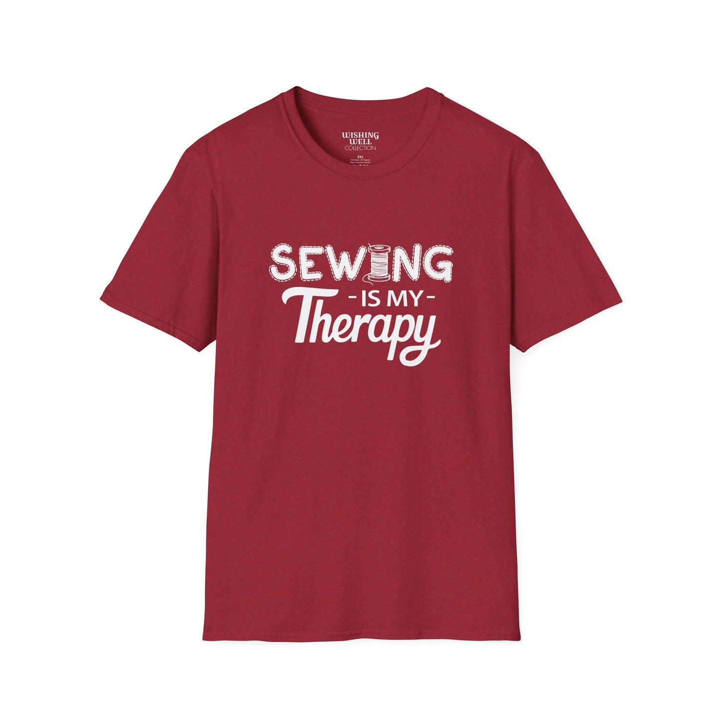 SEWING Is My Therapy T-SHIRT | Inspirational Unisex Shirt for Sewing Enthusiast | Gift for Crafters, Seamstress