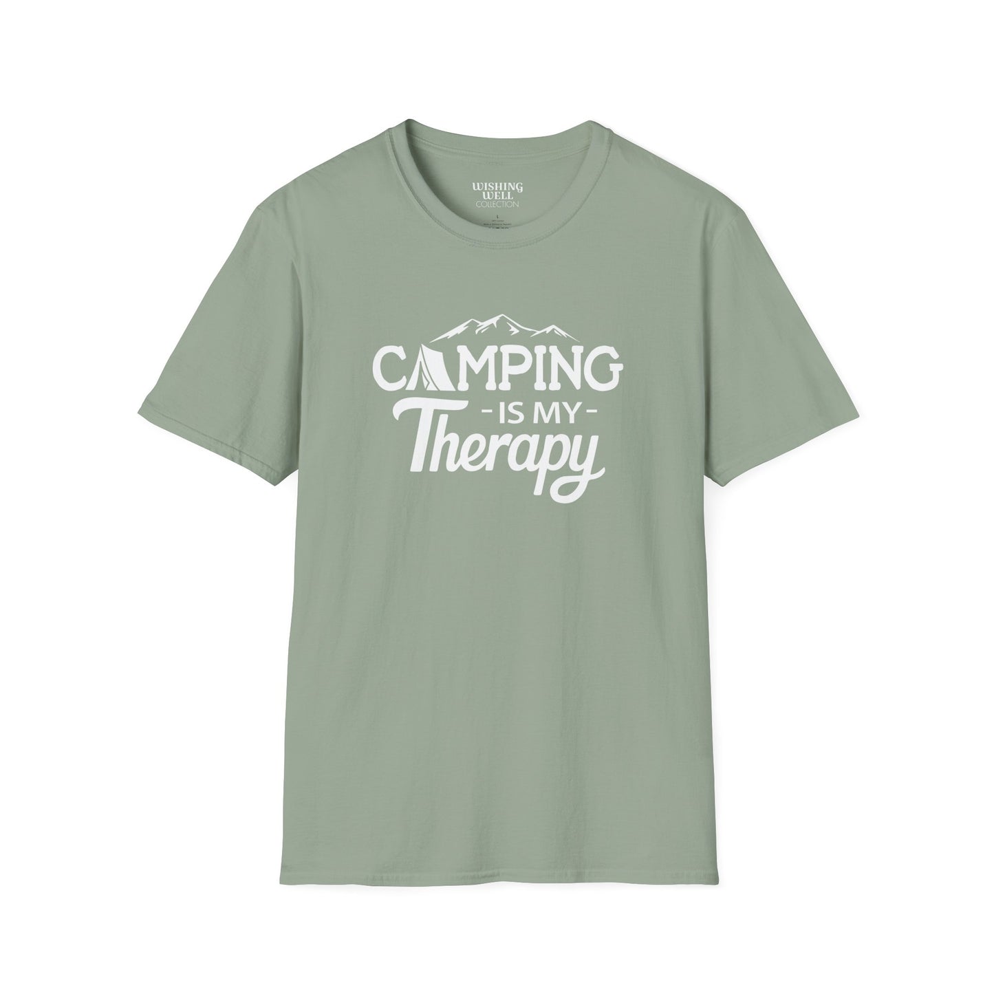 CAMPING Is My Therapy T-SHIRT | Inspirational Unisex Shirt for Campers | Gift for Outdoor Enthusiast