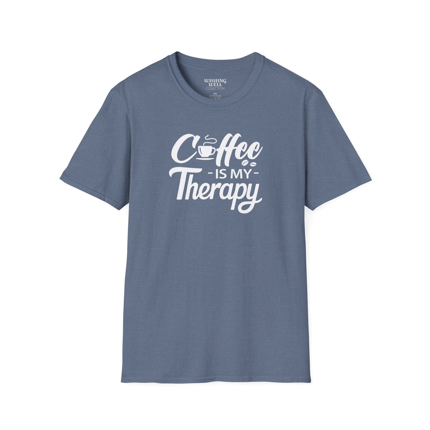 COFFEE Is My Therapy T-SHIRT | Inspirational Unisex Shirt for Coffee Lovers | Gift for Barista