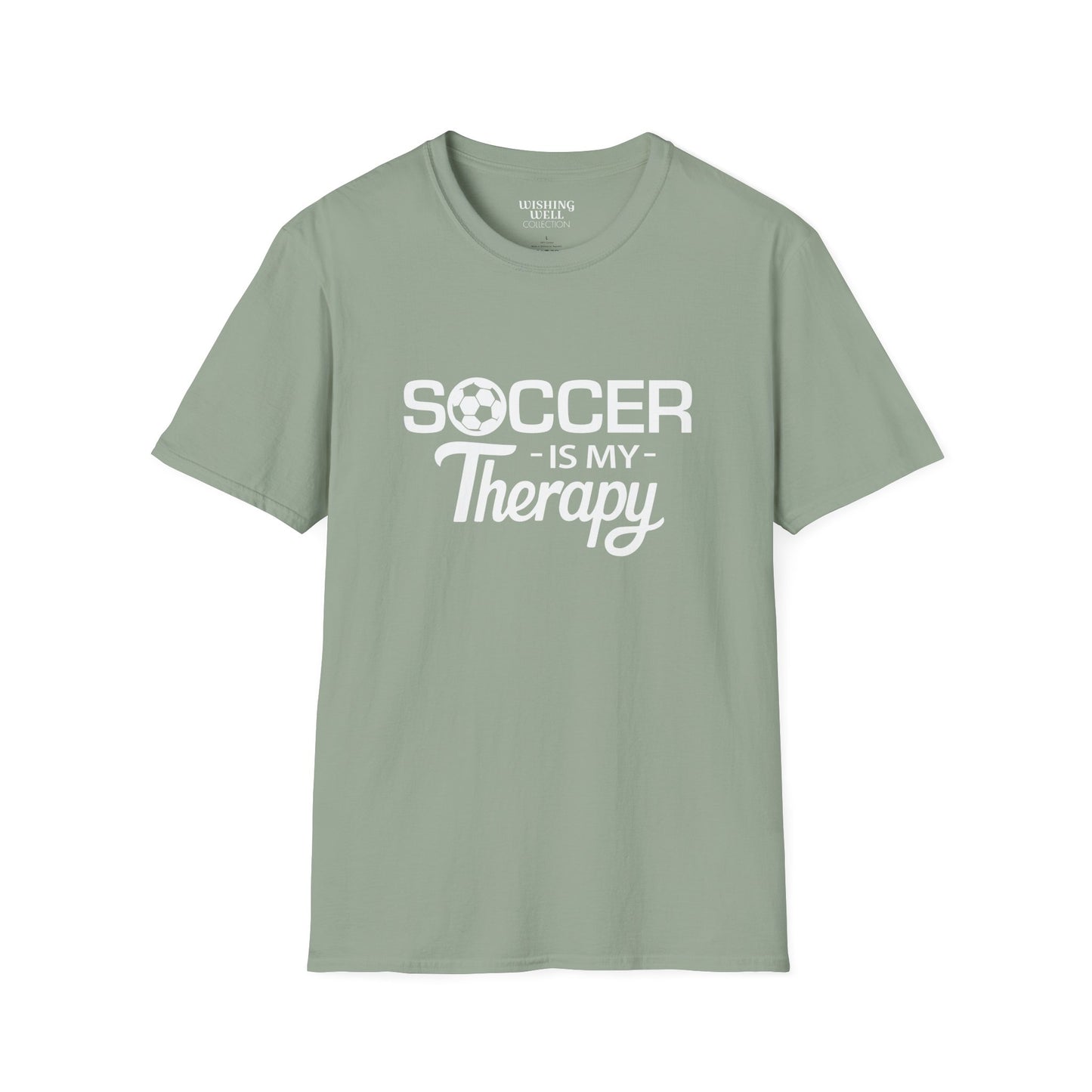 SOCCER Is My Therapy T-SHIRT | Inspirational Unisex Shirt for Soccer Lover | Gift for Soccer Players, Coach