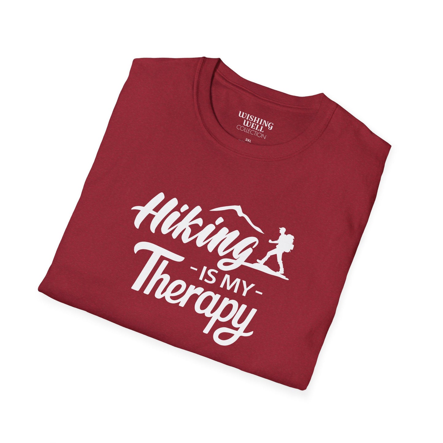 HIKING Is My Therapy T-SHIRT | Inspirational Unisex Shirt | Gift for Hikers and Outdoor Enthusiasts