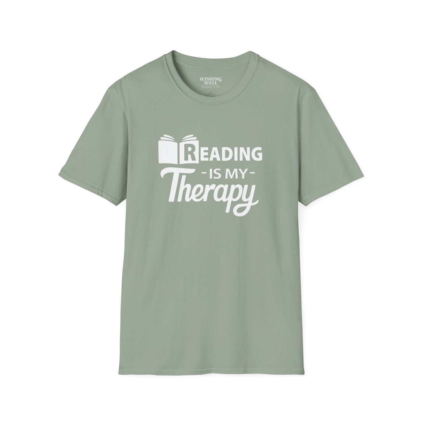 READING Is My Therapy T-SHIRT | Inspirational Unisex Shirt for Readers | Gift for Bookworms and Librarians