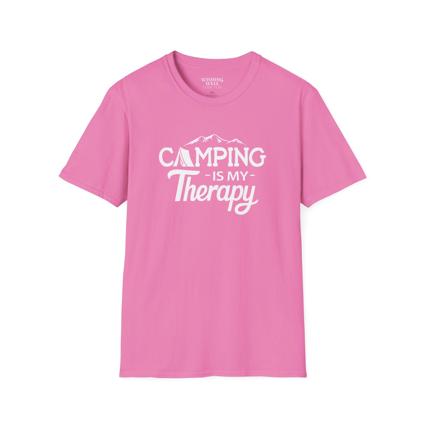 CAMPING Is My Therapy T-SHIRT | Inspirational Unisex Shirt for Campers | Gift for Outdoor Enthusiast