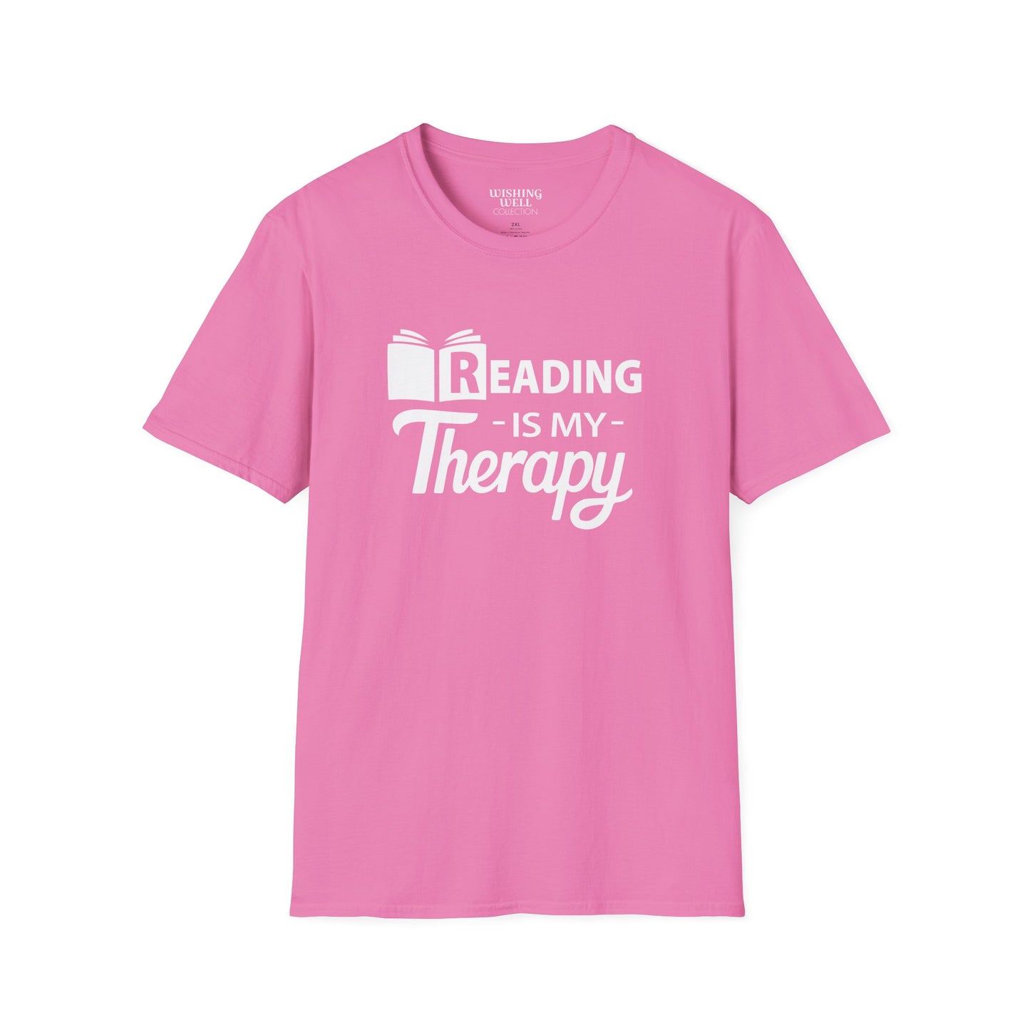 READING Is My Therapy T-SHIRT | Inspirational Unisex Shirt for Readers | Gift for Bookworms and Librarians