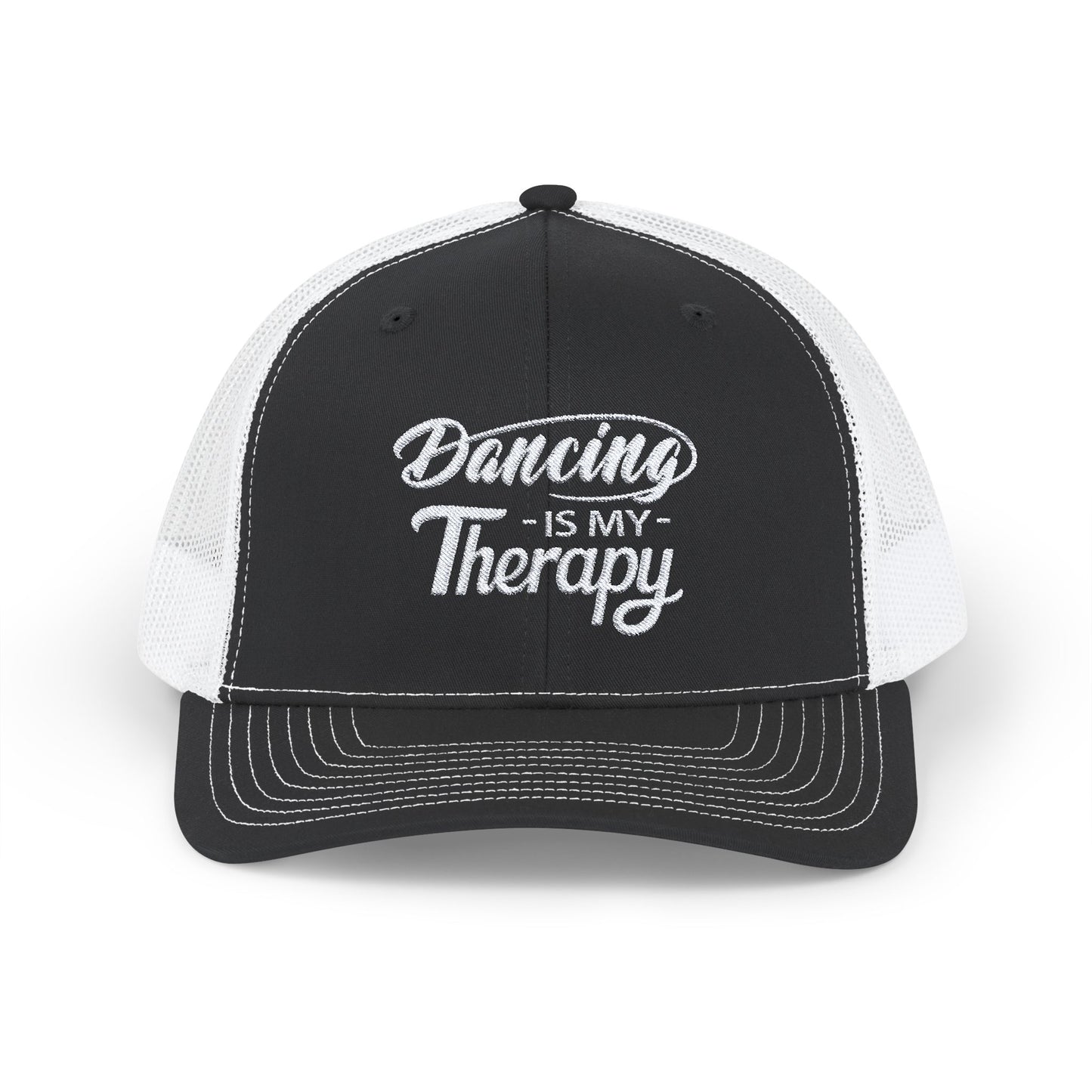 DANCING Is My Therapy EMBROIDERED HAT | Trucker Cap for Dancers | Gift for Dance Lovers