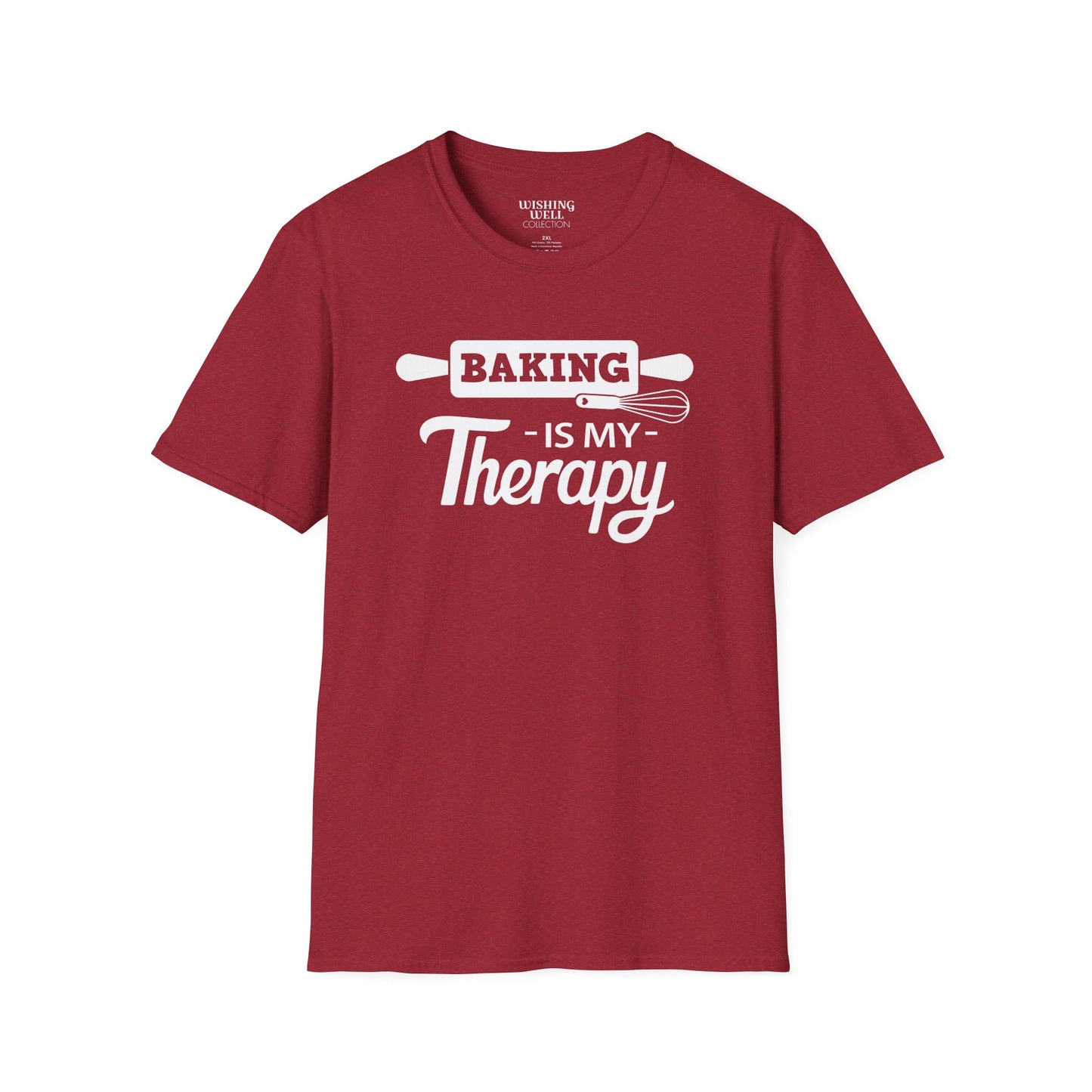 BAKING Is My Therapy T-SHIRT | Inspirational Unisex Shirt for Bakers