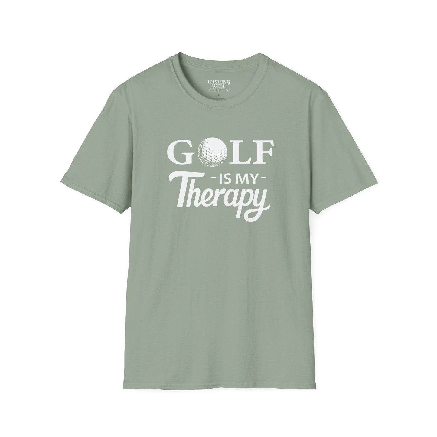 GOLF is My Therapy T-SHIRT | Inspirational Unisex Shirt for Golfers | Gift for Golf Enthusiasts