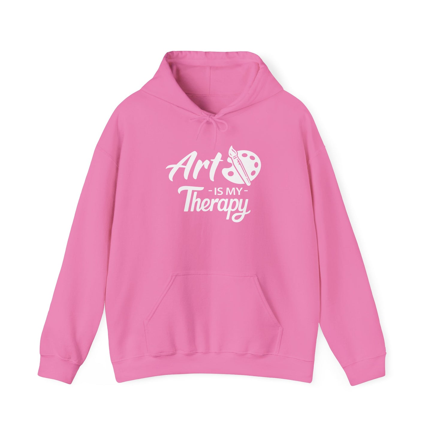 ART Is My Therapy HOODIE | Inspirational Unisex Hooded Sweatshirt for Art Lovers | Creative Gift for Artists & Art Enthusiasts