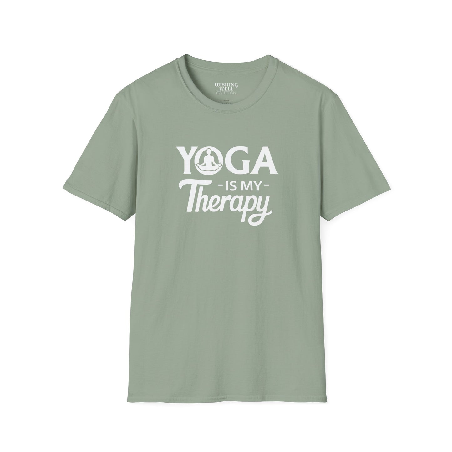 YOGA Is My Therapy T-SHIRT | Inspirational Unisex Shirt for Yoga Lover | Gift for Yoga Class, Meditation