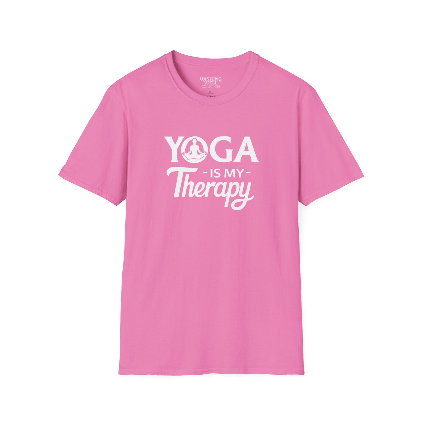 YOGA Is My Therapy T-SHIRT | Inspirational Unisex Shirt for Yoga Lover | Gift for Yoga Class, Meditation