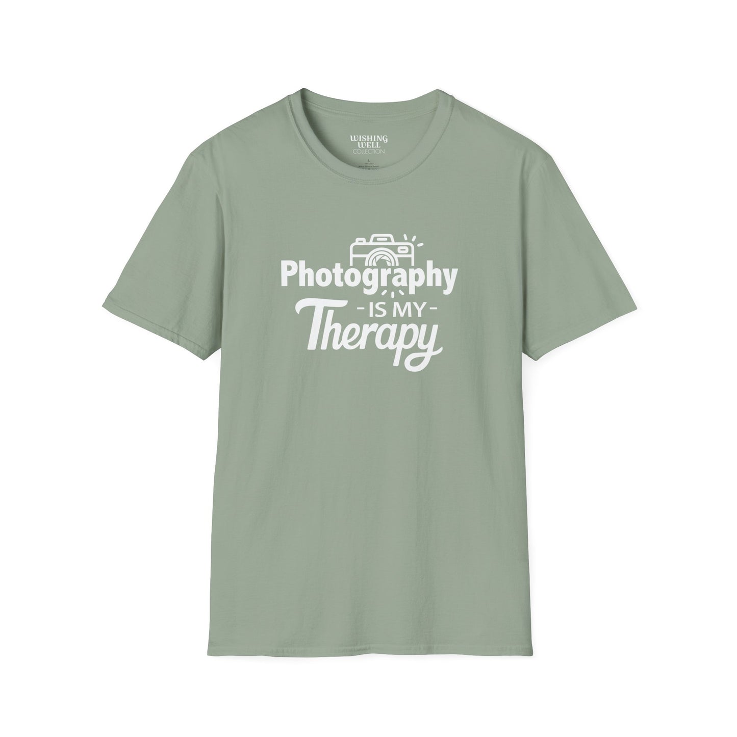 PHOTOGRAPHY Is My Therapy T-SHIRT | Inspirational Unisex Shirt for Photographers | Gift for Photo Enthusiast