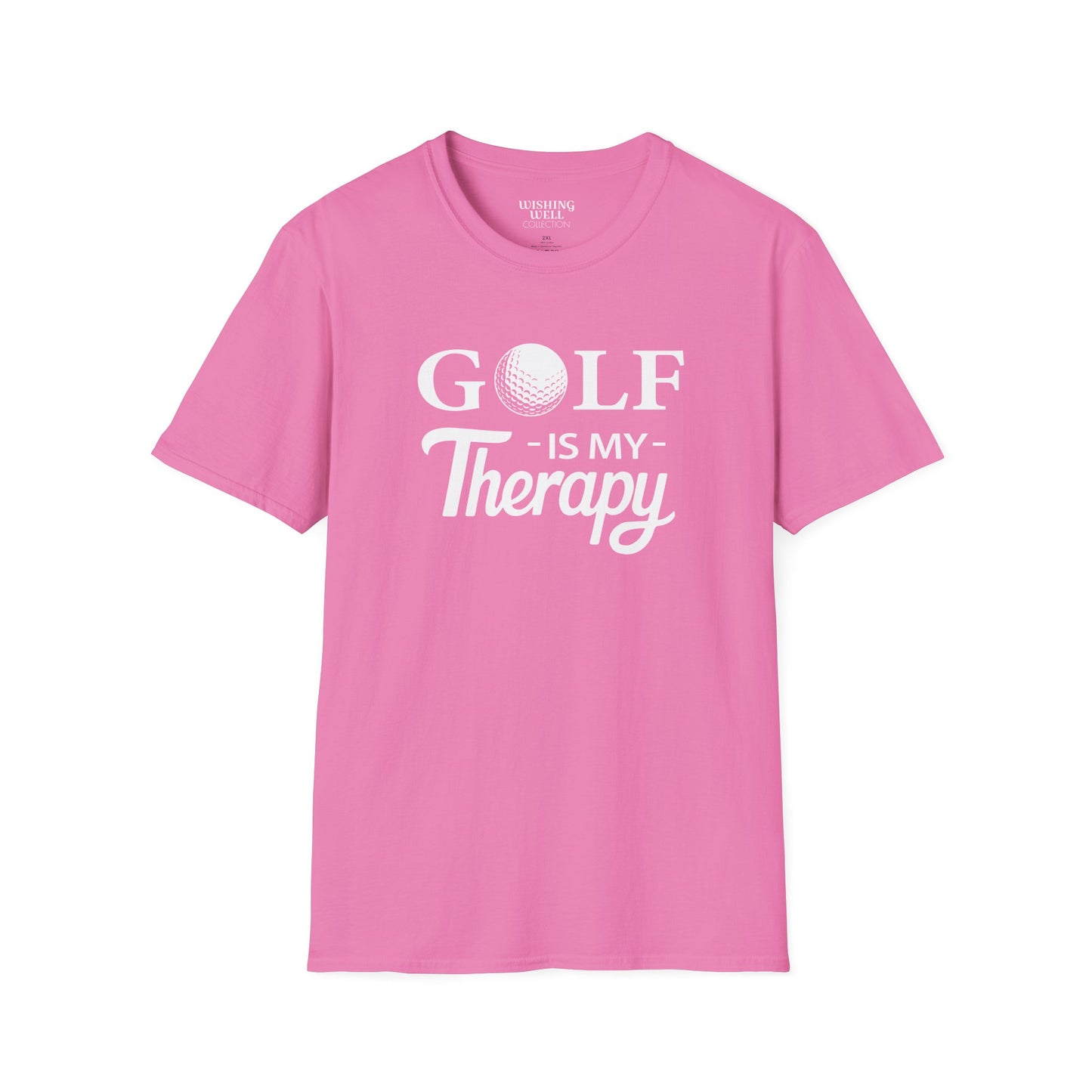 GOLF is My Therapy T-SHIRT | Inspirational Unisex Shirt for Golfers | Gift for Golf Enthusiasts