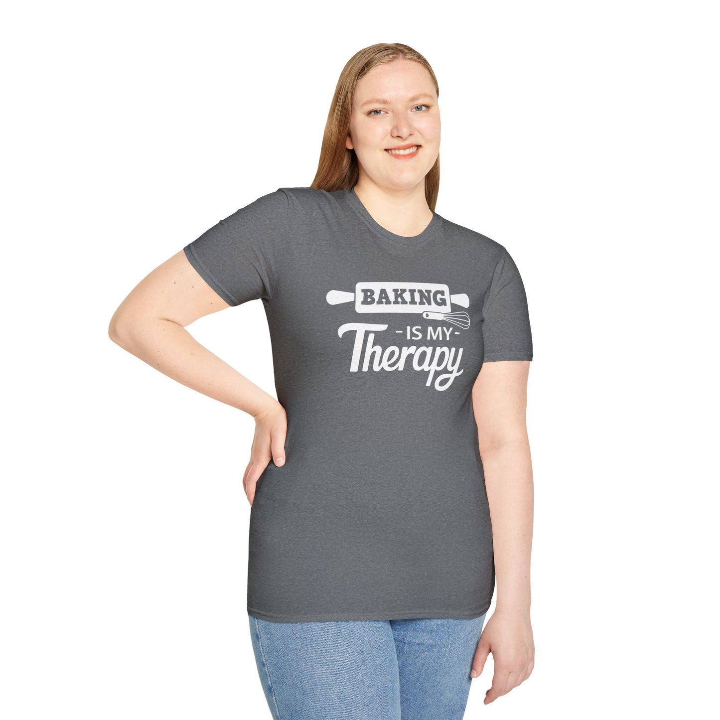 BAKING Is My Therapy T-SHIRT | Inspirational Unisex Shirt for Bakers