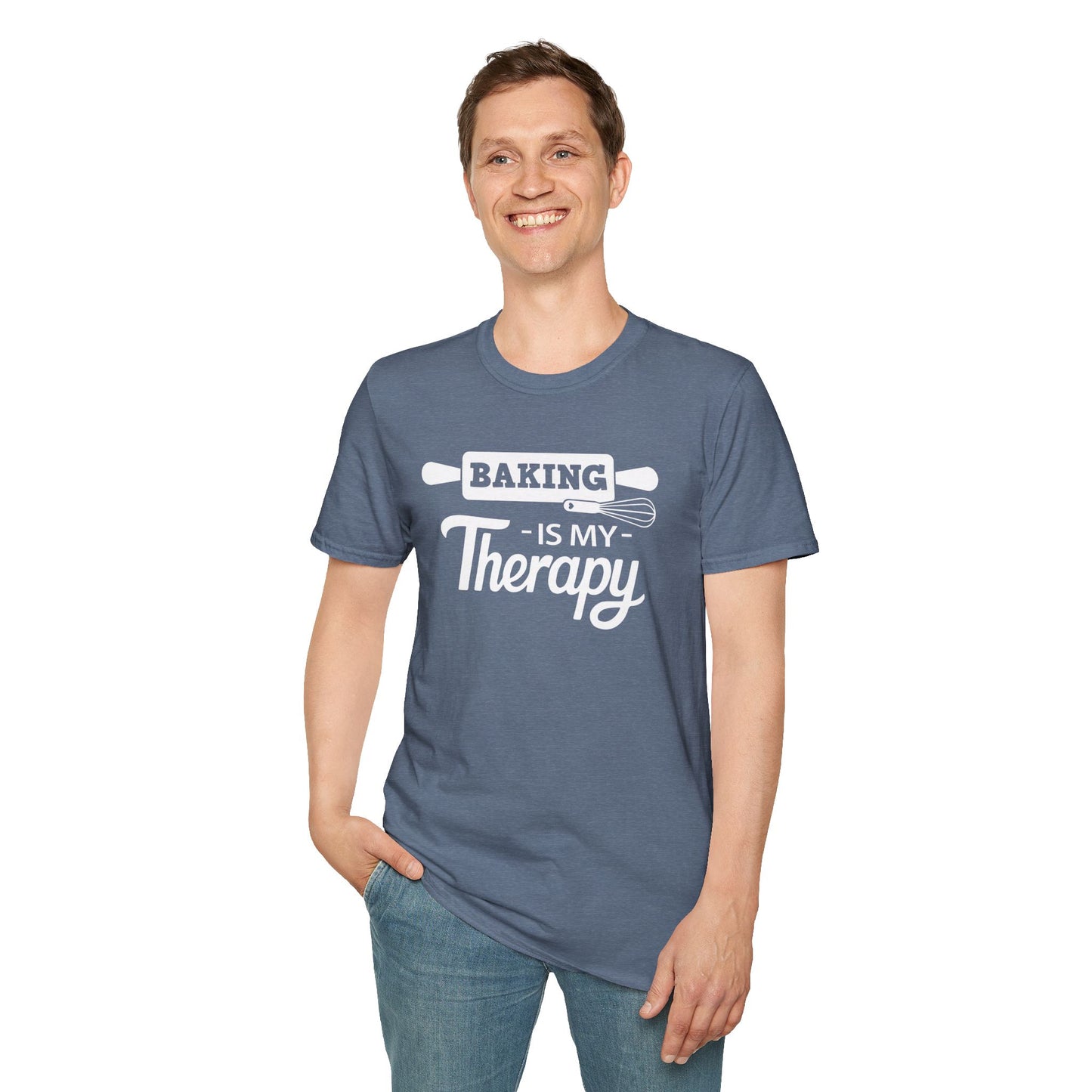 BAKING Is My Therapy T-SHIRT | Inspirational Unisex Shirt for Bakers