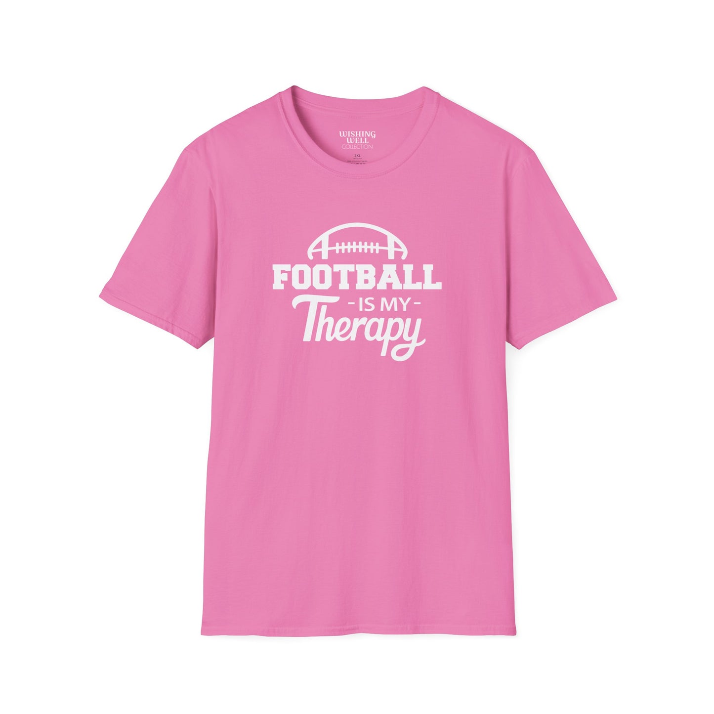 FOOTBALL Is My Therapy T-SHIRT | Inspirational Unisex Shirt for Football Lovers | Sports Enthusiast Gift