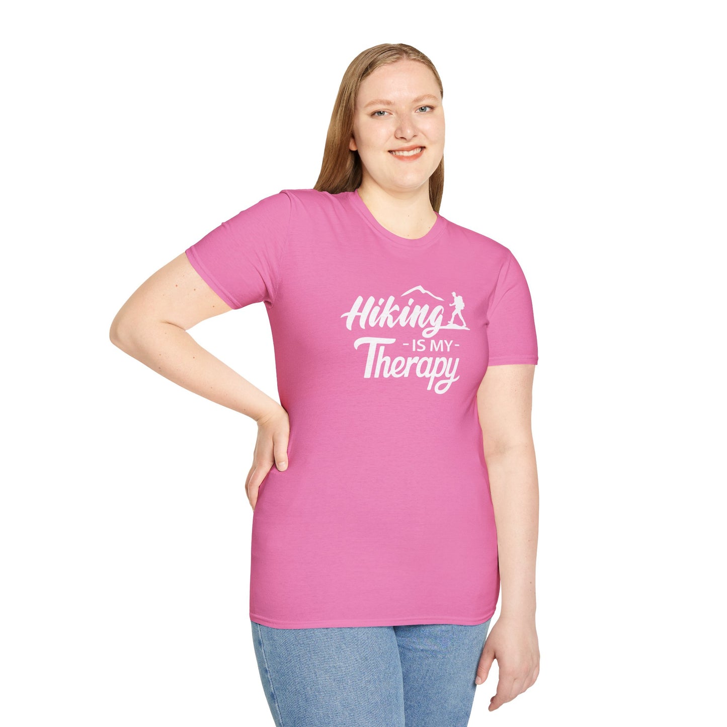 HIKING Is My Therapy T-SHIRT | Inspirational Unisex Shirt | Gift for Hikers and Outdoor Enthusiasts