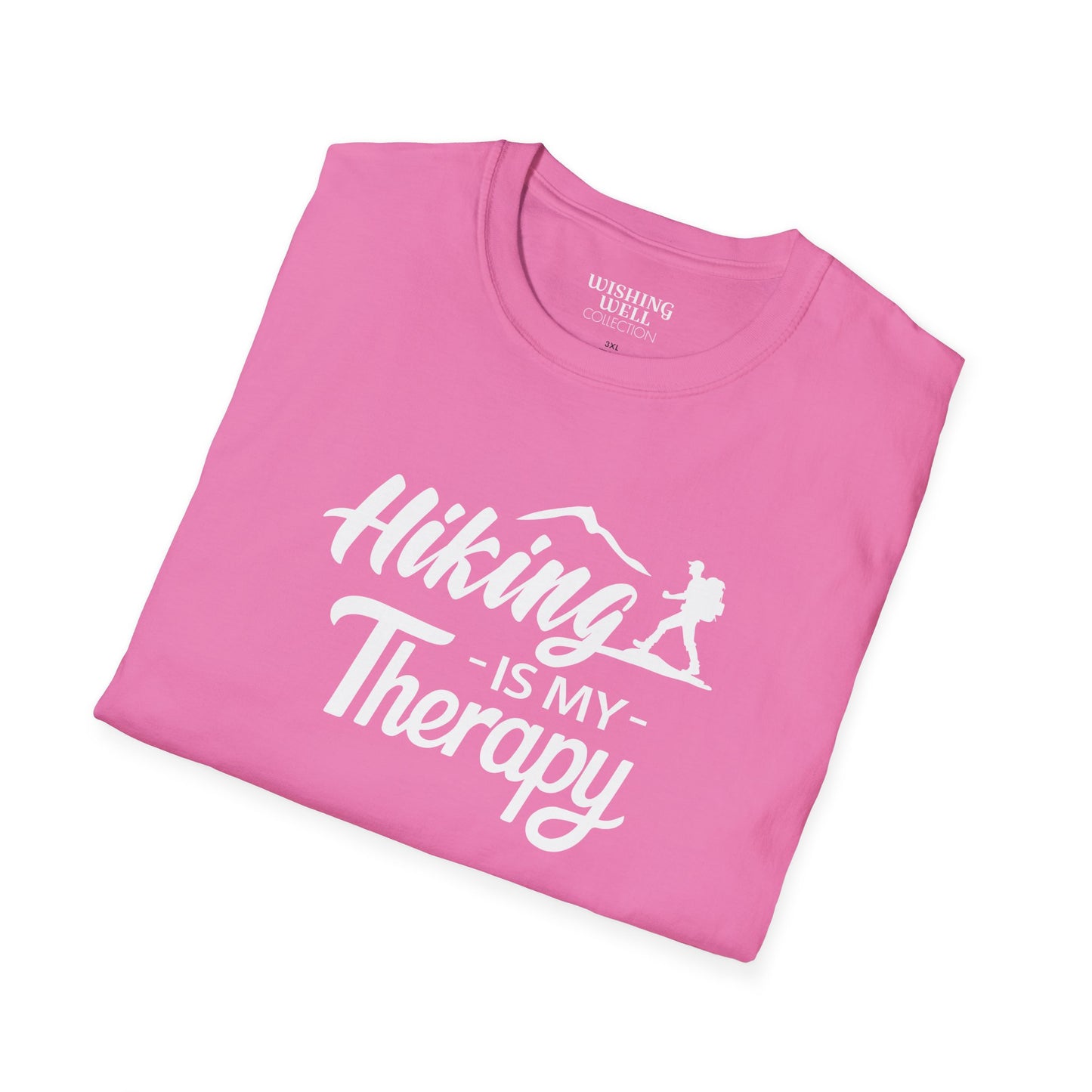 HIKING Is My Therapy T-SHIRT | Inspirational Unisex Shirt | Gift for Hikers and Outdoor Enthusiasts