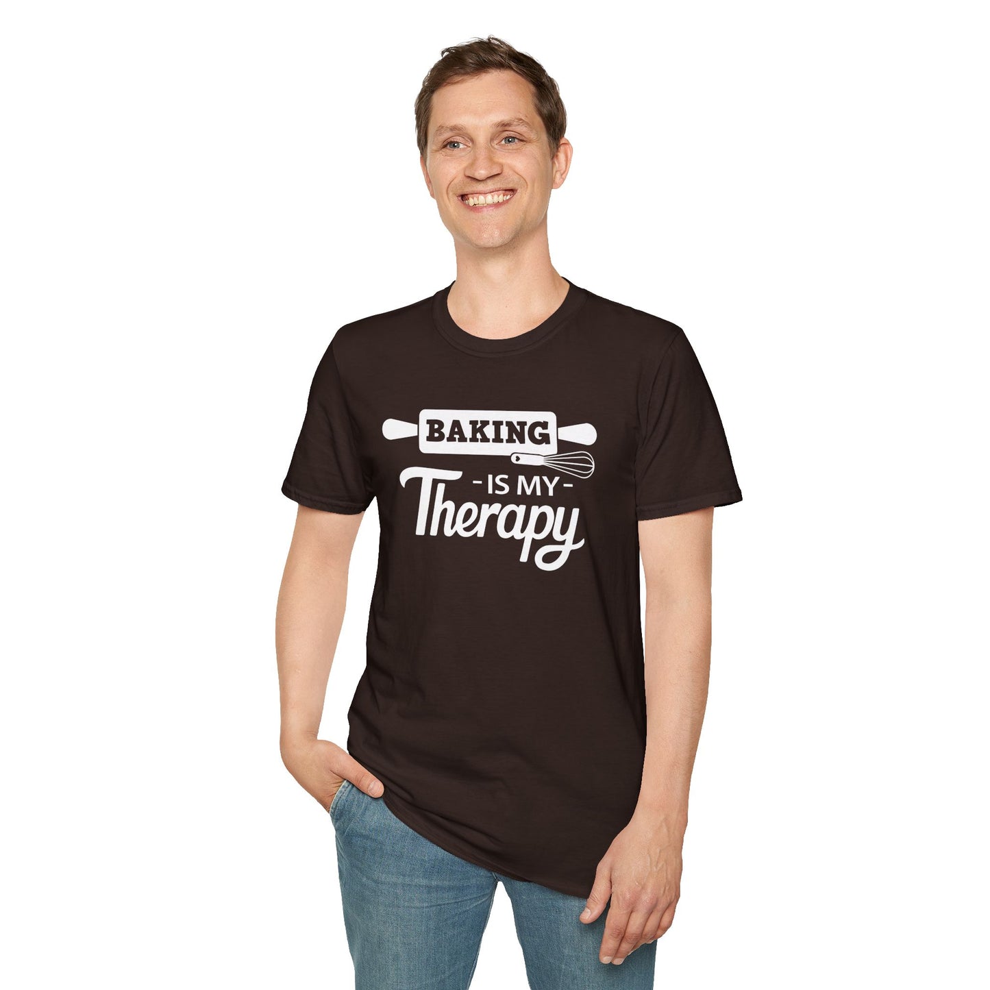 BAKING Is My Therapy T-SHIRT | Inspirational Unisex Shirt for Bakers