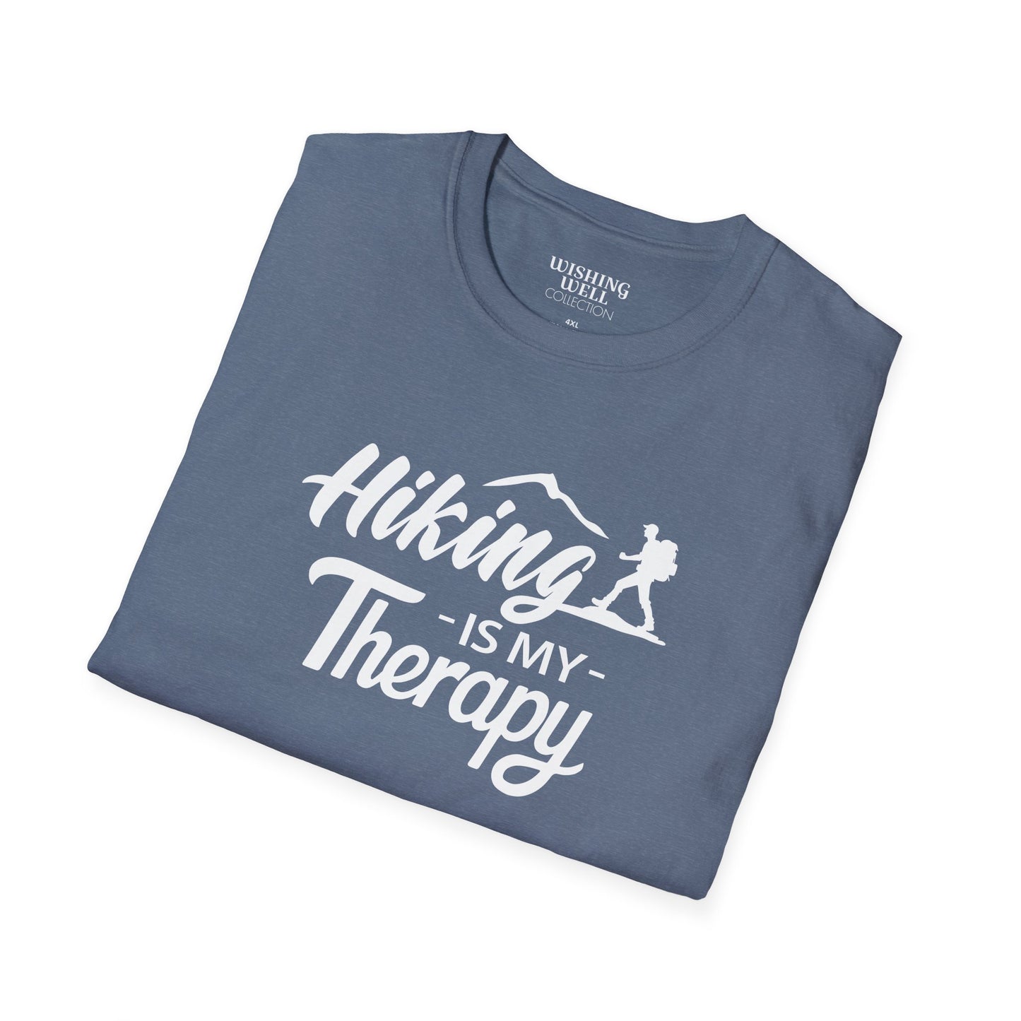HIKING Is My Therapy T-SHIRT | Inspirational Unisex Shirt | Gift for Hikers and Outdoor Enthusiasts