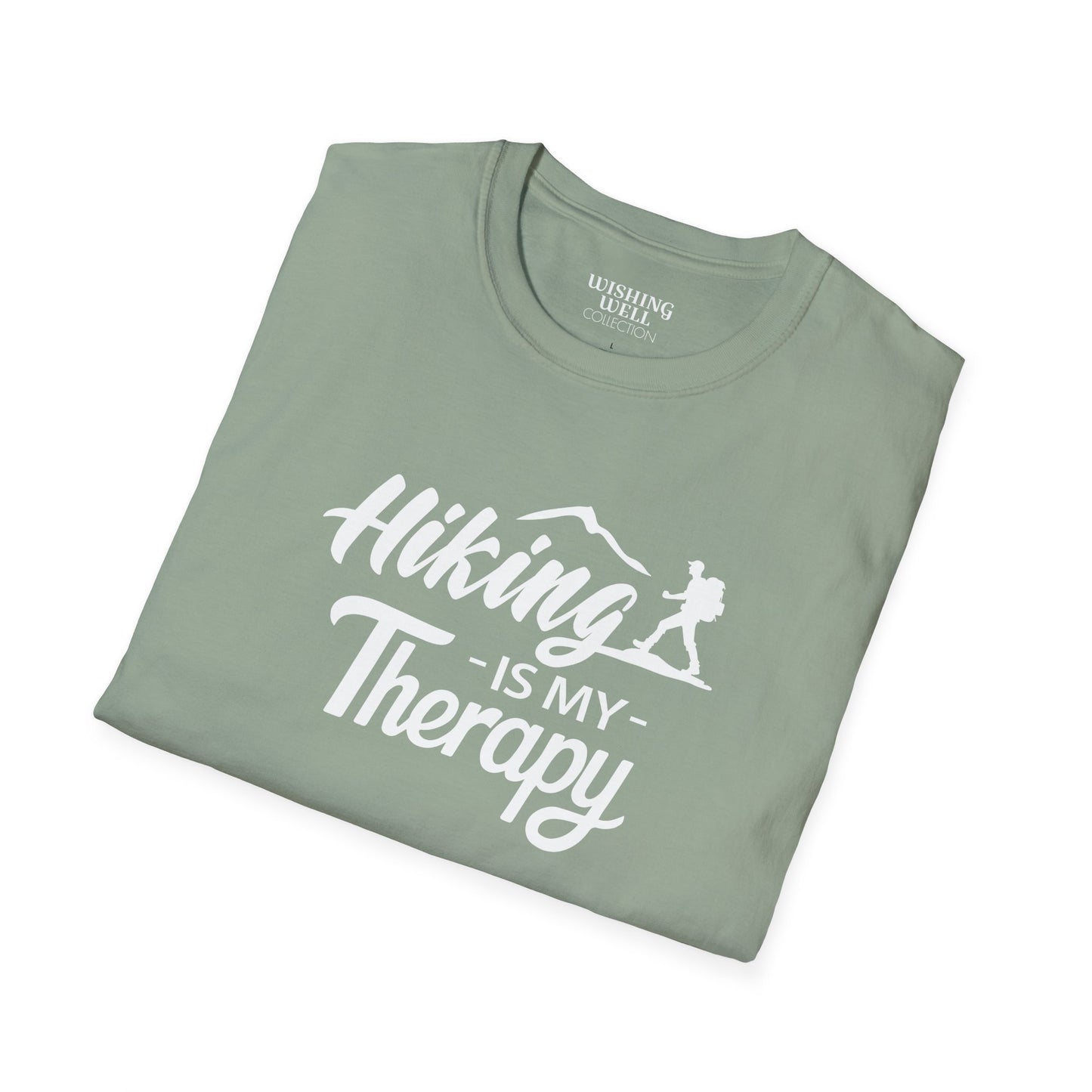 HIKING Is My Therapy T-SHIRT | Inspirational Unisex Shirt | Gift for Hikers and Outdoor Enthusiasts