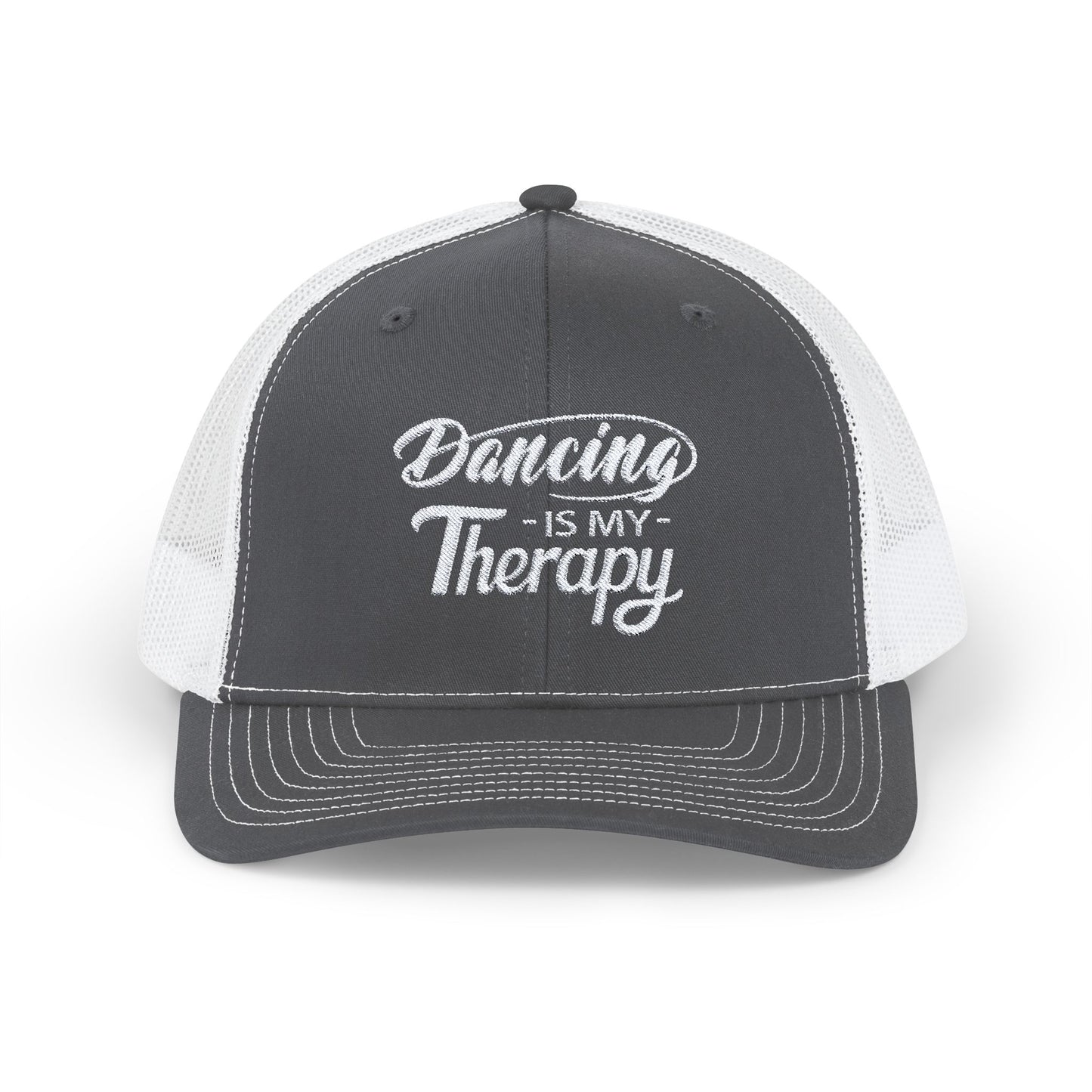 DANCING Is My Therapy EMBROIDERED HAT | Trucker Cap for Dancers | Gift for Dance Lovers