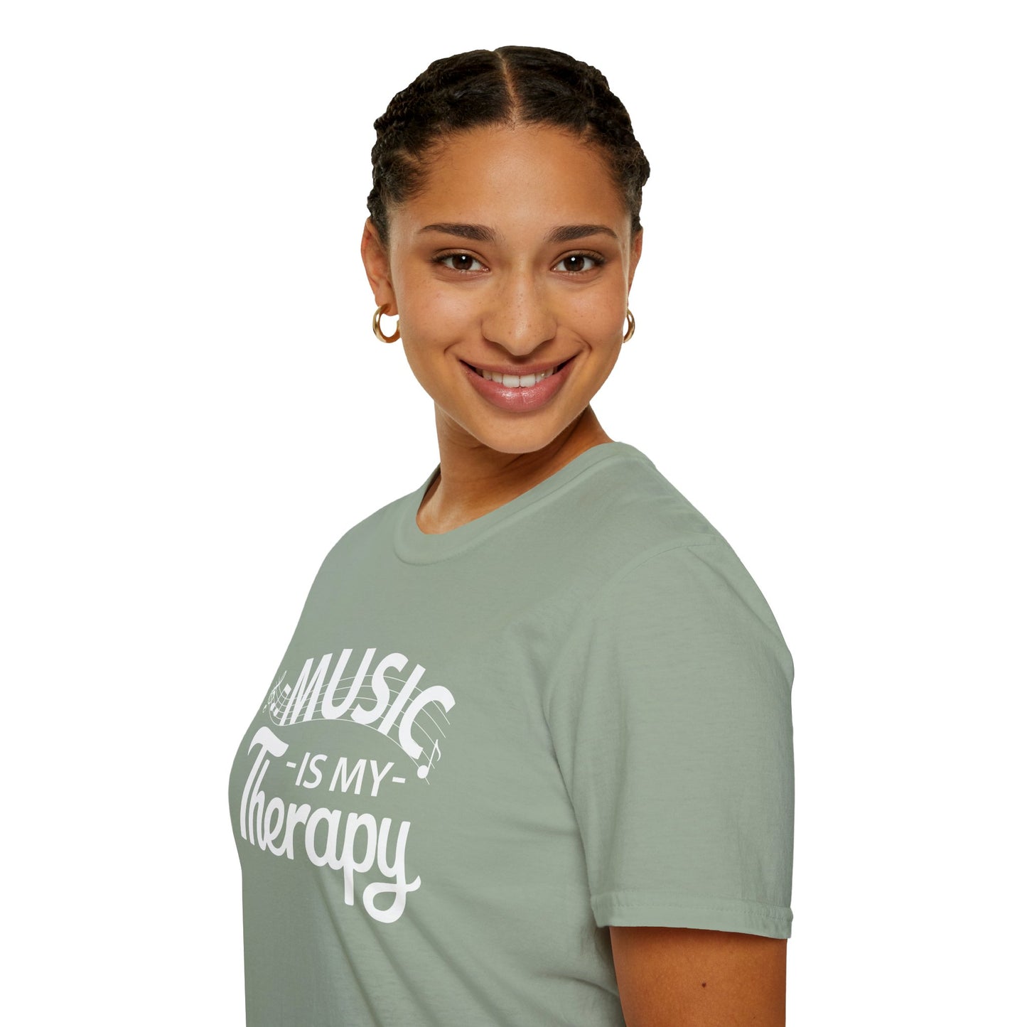 MUSIC Is My Therapy T-SHIRT | Inspirational Unisex Shirt for Music Lovers | Gift for Musicians, DJs