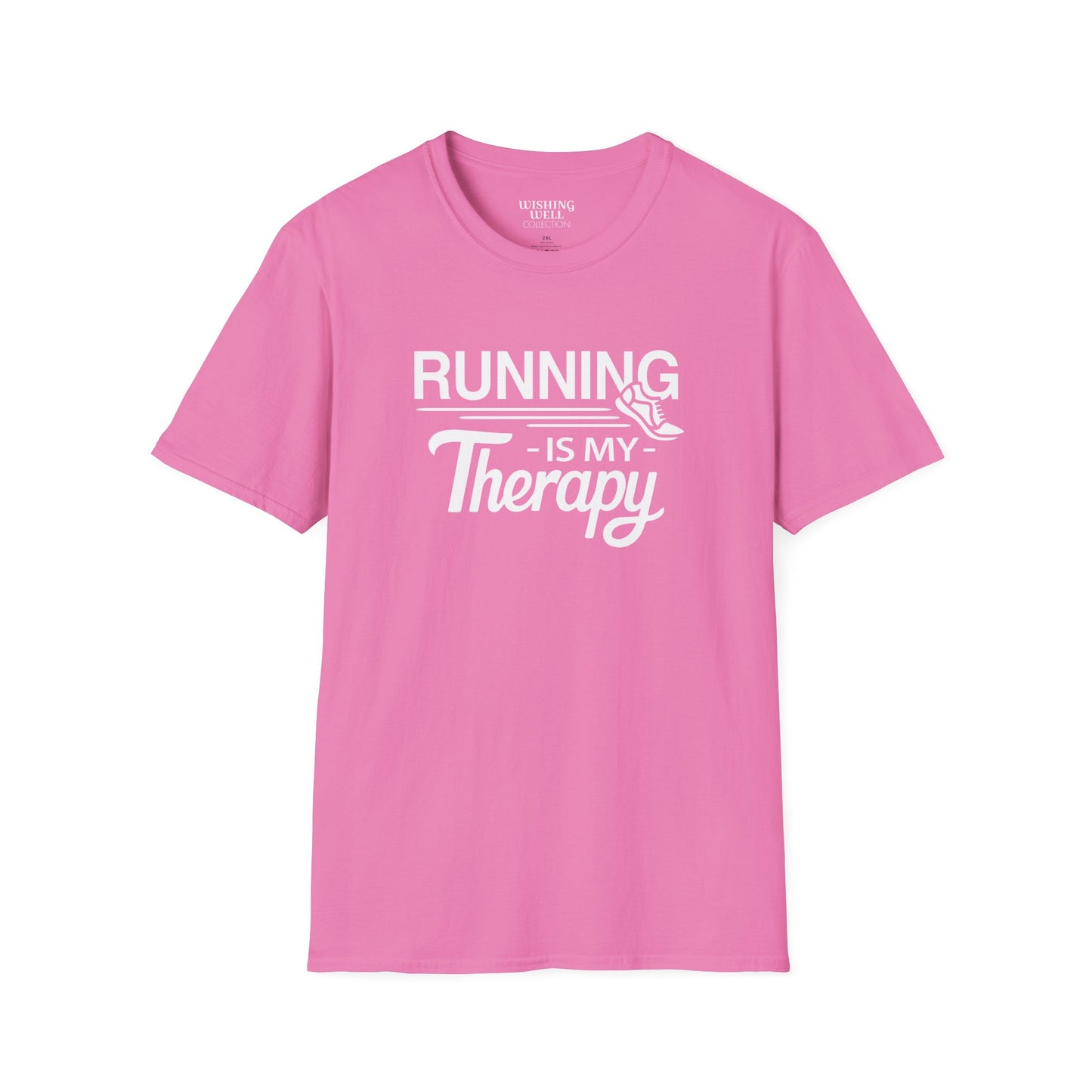 RUNNING Is My Therapy T-SHIRT | Inspirational Unisex Shirt for Runners | Gift for Fitness Enthusiast